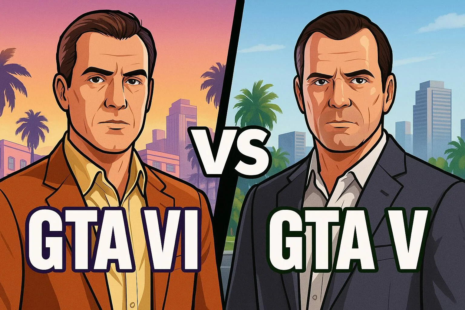 تفاوت های gta v با gta vi