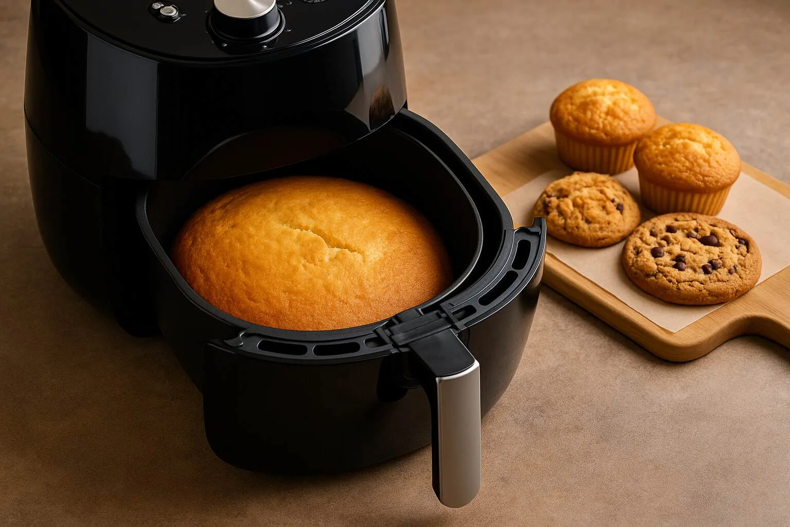 شیرینی پزی با سرخ کن بدون روغن