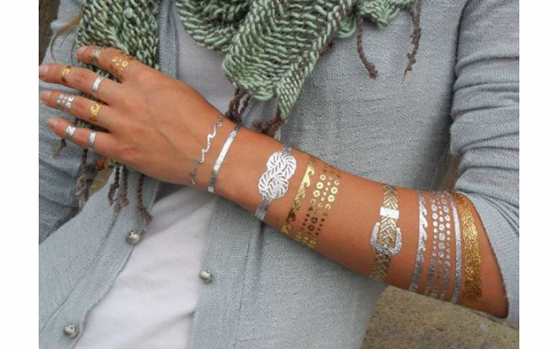 تکنیک تتو بدن بهصورت نیمهدائمی