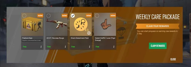 دریافت ایتم های خفن تر در دراپ هفتگی cs2