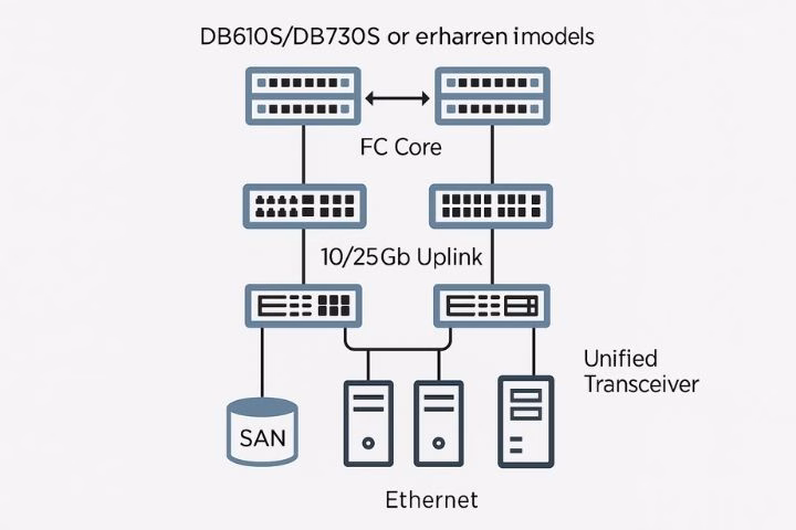 شبکههای ترکیبی: وقتی SAN و اترنت کنار هماند