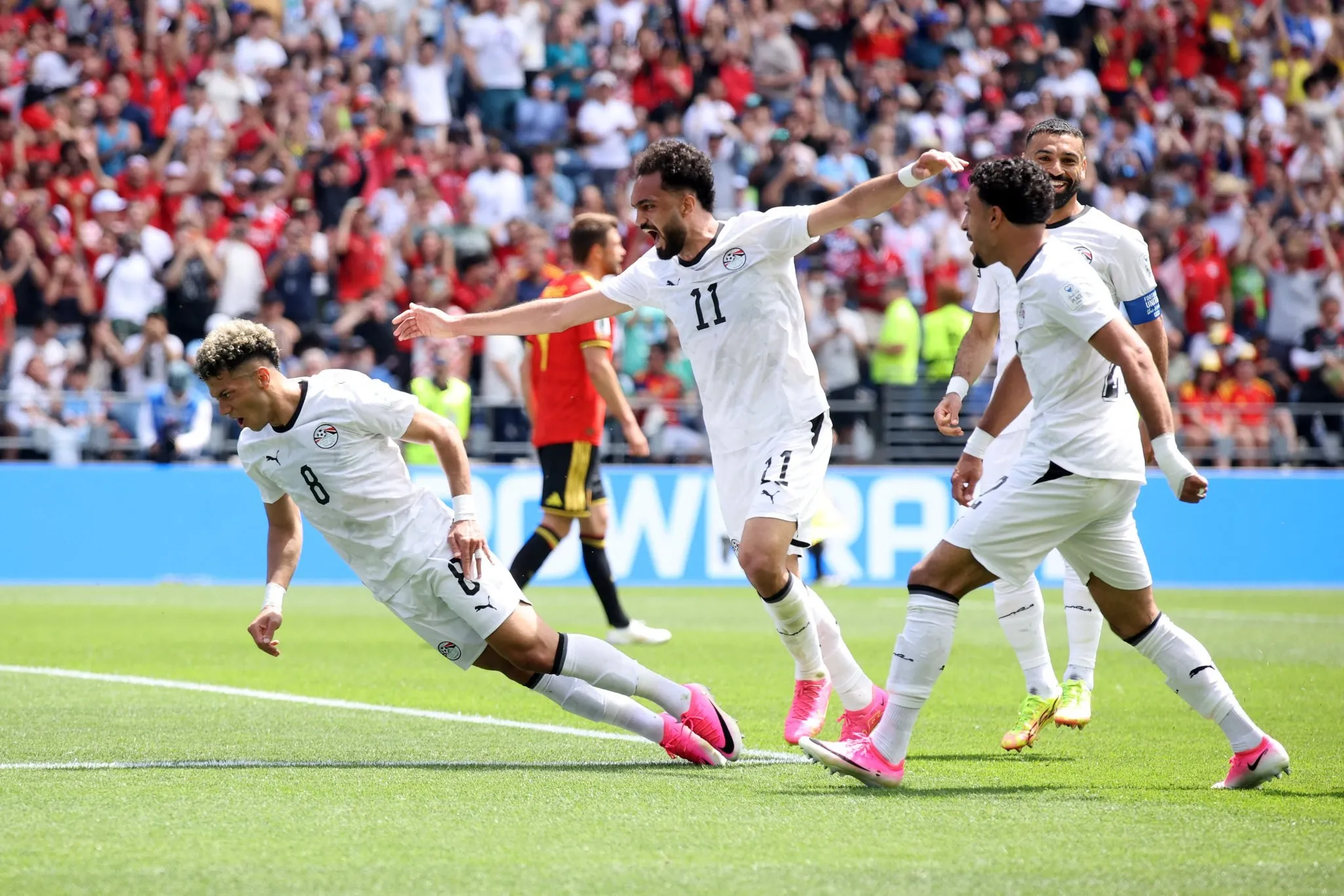 خلاصه بازی بلژیک 1 - 1 مصر، لوکاکو مصر را از پیروزی تاریخی محروم کرد