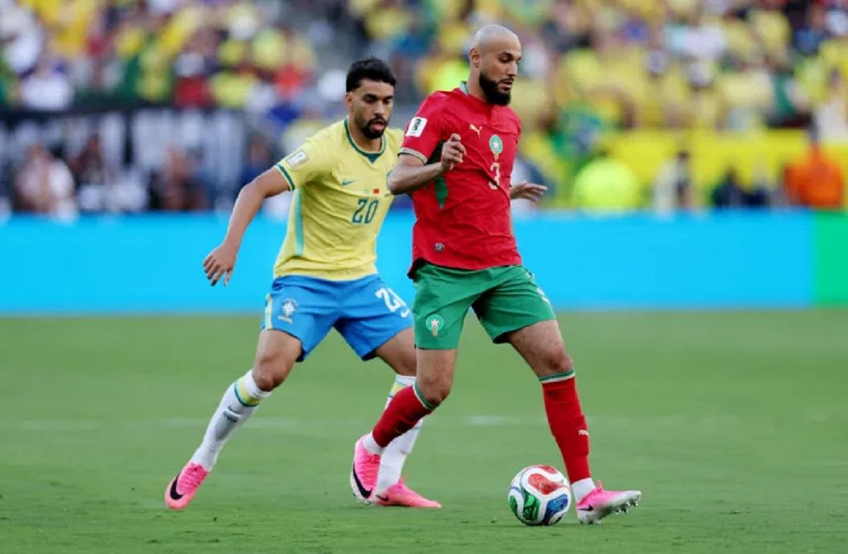 خلاصه بازی برزیل 1 - 1 مراکش، توقف سلسائو برابر شگفتی‌ساز آفریقا