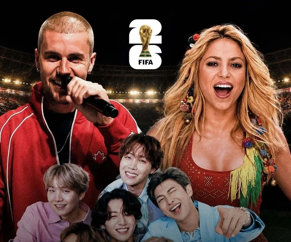 Justin Bieber joins the lineup of stars performing at the 2026 World Cup final.